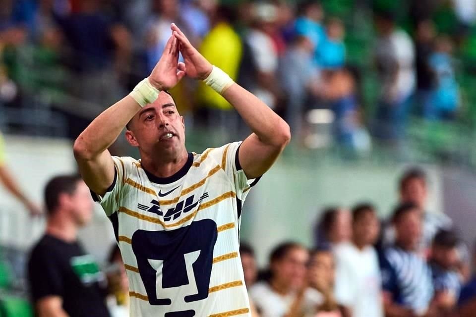 Rogelio Funes Mori no ha logrado consolidarse en Pumas.