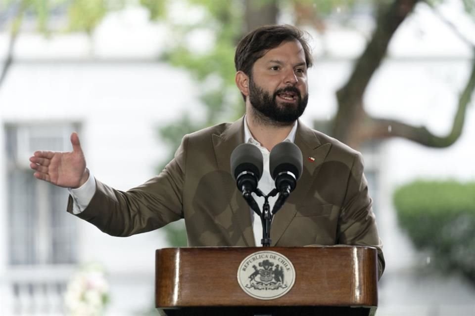 El presidente de Chile, Gabriel Boric, en un discurso en Washington, Estados Unidos el 23 de septiembre de 2023.