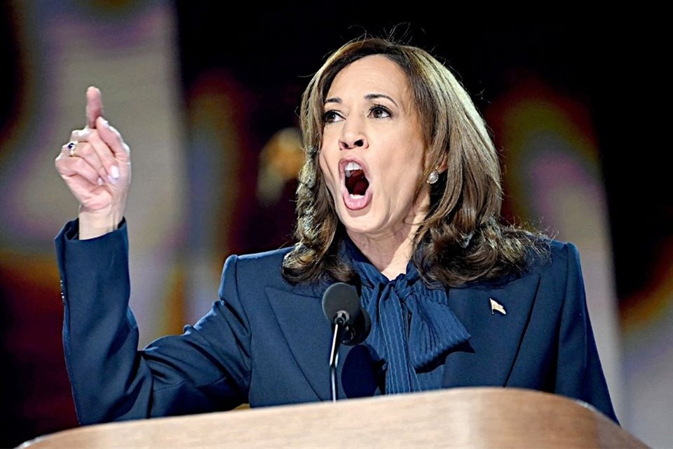 Tras aceptar nominación presidencial, la demócrata Kamala Harris advirtió consecuencias del retorno de Trump y ofreció ordenar la frontera.