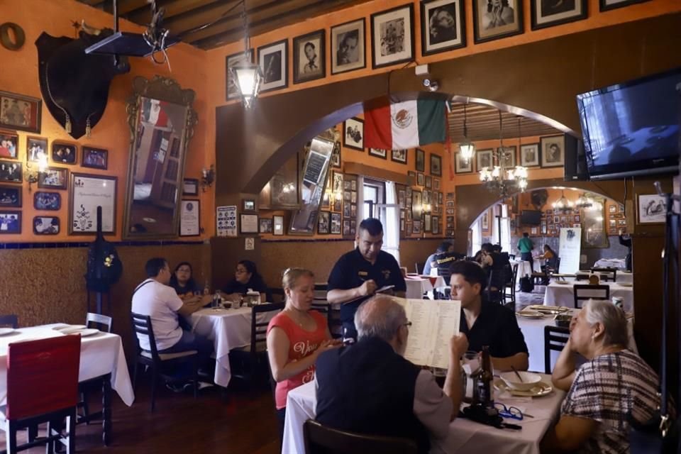 El restaurante acumula más de 100 años de historia en el Centro Histórico.