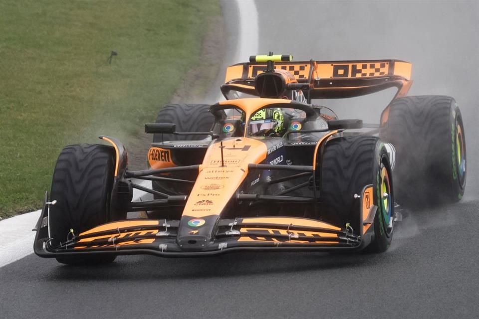 Lando Norris a bordo del McLaren.