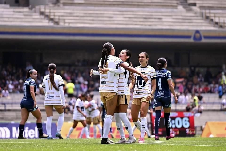 Pumas Femenil se llevó el triunfo.