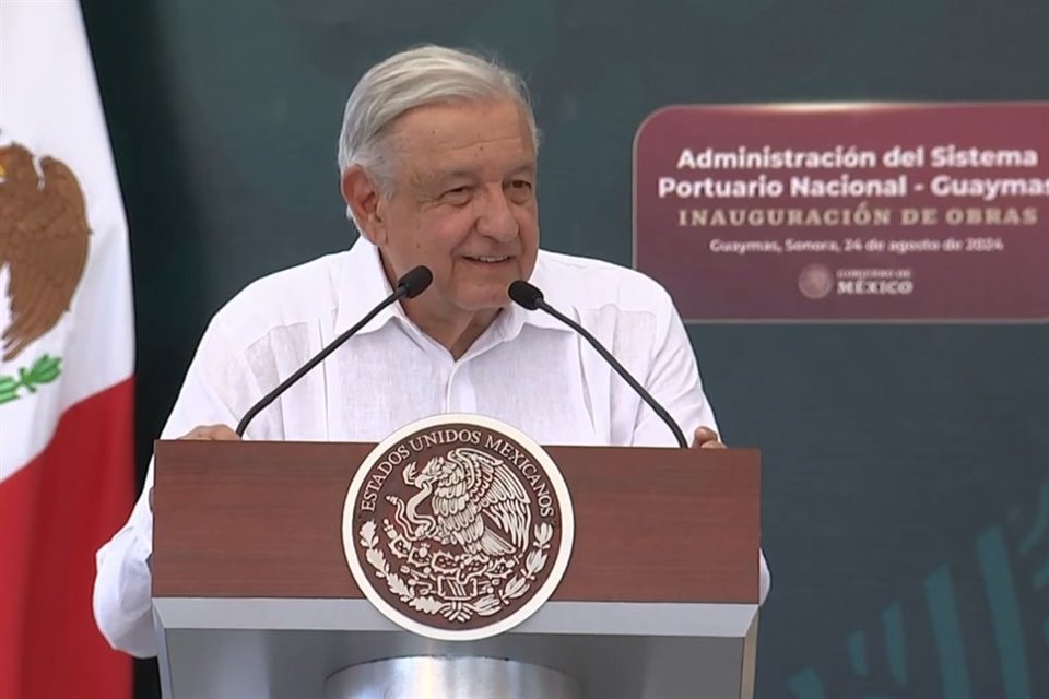 En Sonora, AMLO reiteró que México es soberano y se mostró en contra de injerencia; 'no queremos muros en frontera ni militarización', dijo.