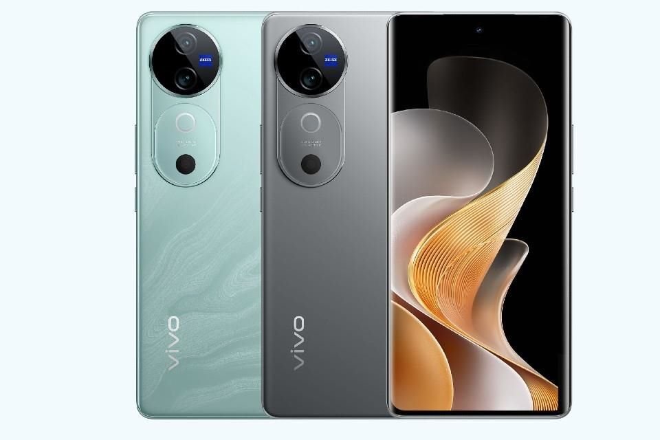 Vivo V40 5G está disponible en dos colores: azul y negro.