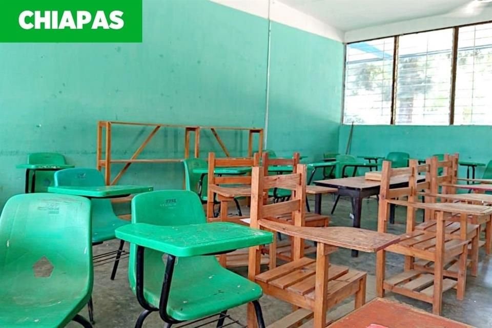 Al menos 300 mil alumnos de la región Sierra cerca de Guatemala y del centro de Chiapas no pudieron regresar a clases por la narcoviolencia.