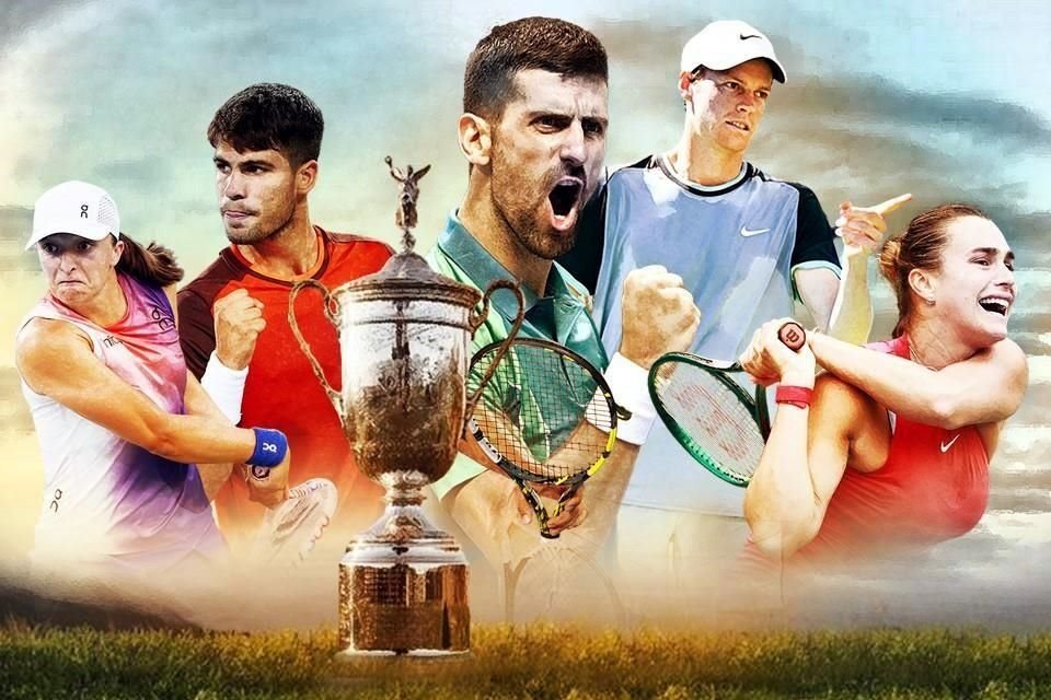 Alcaraz, Djokovic, Sinner, Sabalenka y Swiatek son los favoritos de los apostadores para conquistar un candente US Open.