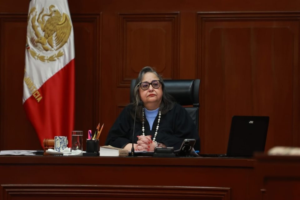 Ministra presidenta de SCJN, Norma Piña.