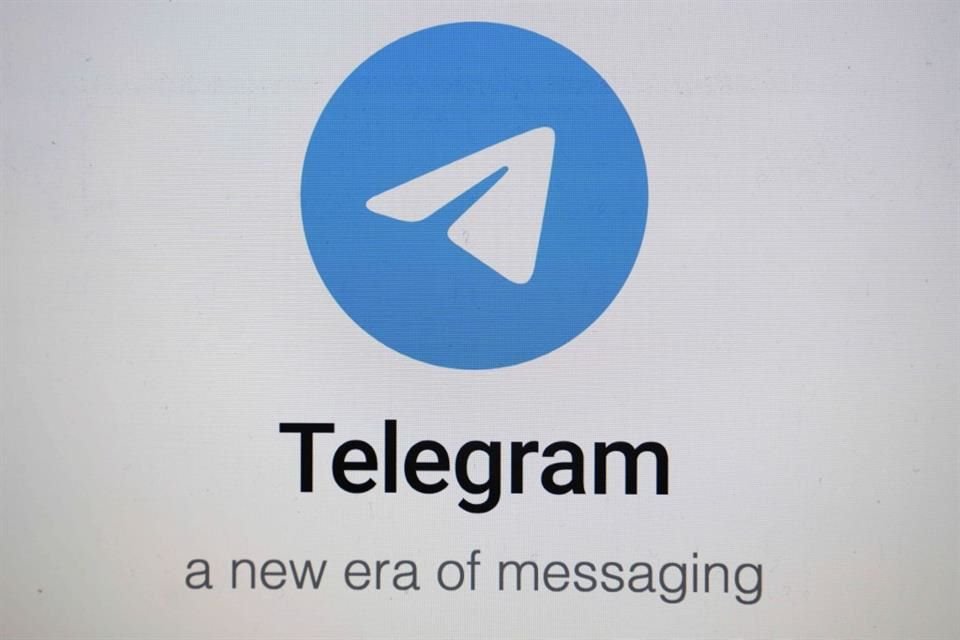 El logo de Telegram visto en una pantalla el 17 de octubre del 2022.