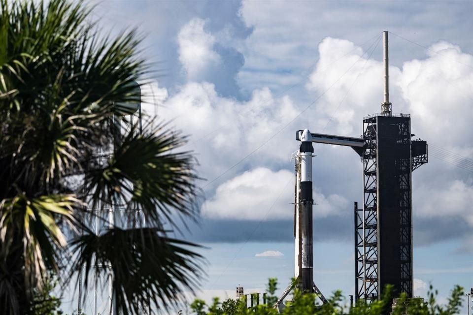 Un cohete Falcon 9 de SpaceX en el Centro Espacial Kennedy, en Florida, el 26 de agosto del 2024.