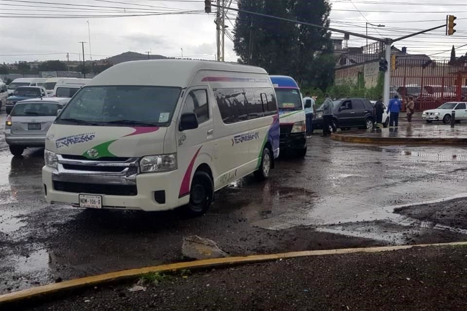 Transportistas buscan que se visibilice la problemática.