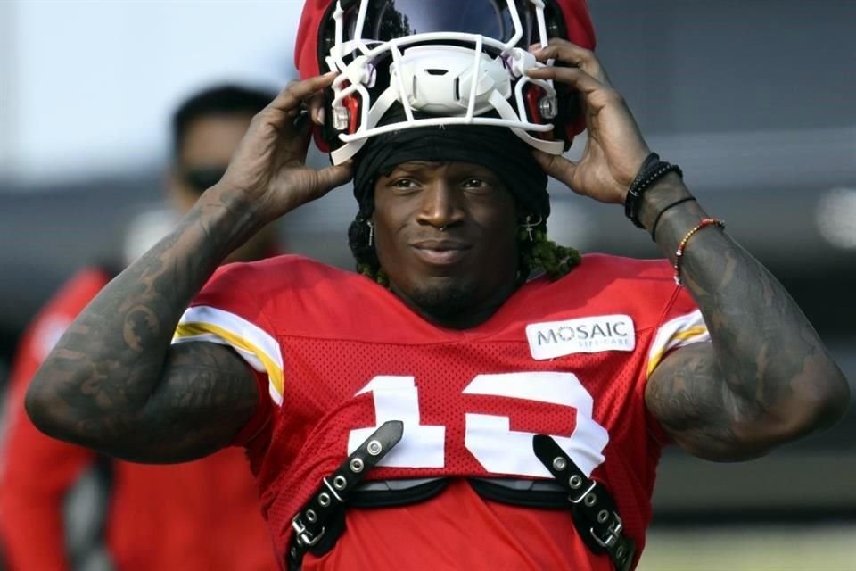 Kadarius Toney quedó fuera de Chiefs.