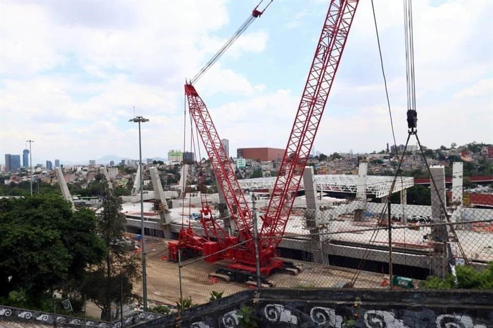 En el lugar, se construye la estación del Tren Interurbano.