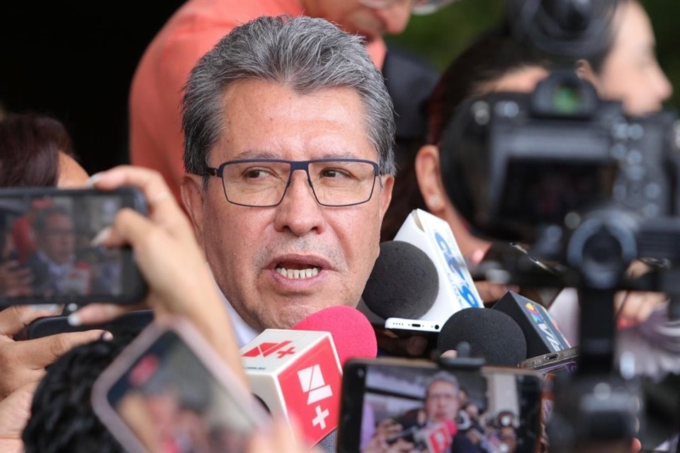 Ricardo Monreal, quien será coordinador de Morena en San Lázaro.