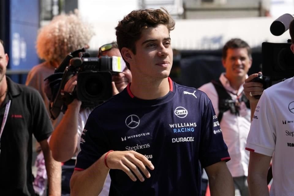 Franco Colapinto se ilusiona con su debut en la F1.