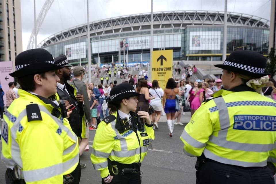 Los conciertos en Londres de Swift se llevaron a cabo con medidas reforzadas de seguridad.