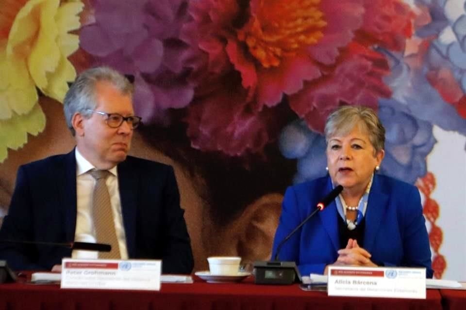 La Canciller Bárcena se reunió con representantes de las agencias de la ONU en México.