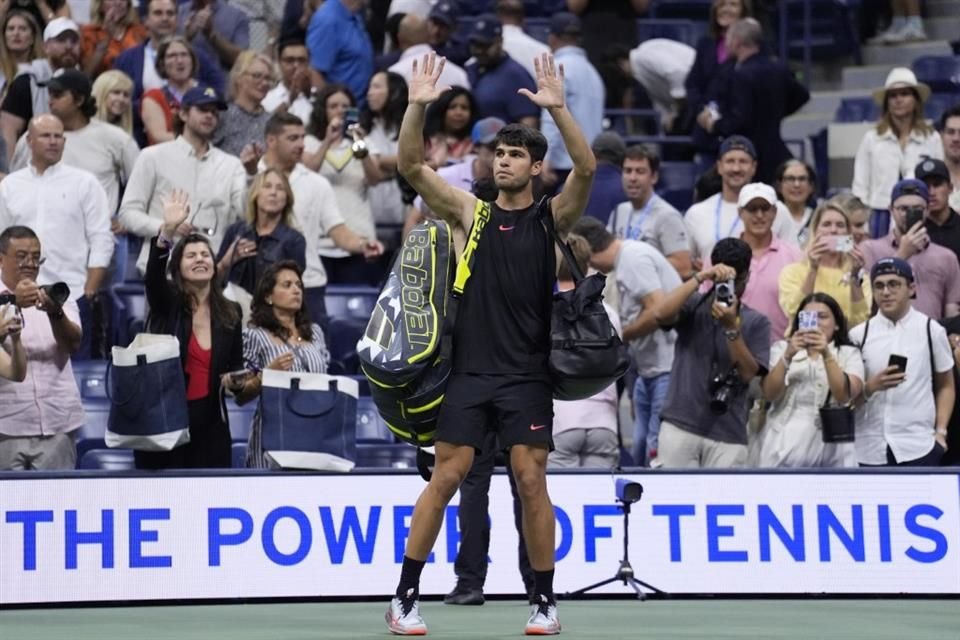 Carlos Alcaraz perdió 6-1, 7-5 y 64 en la Segunda Ronda del US Open ante el número 74 del ranking, el neerlandés Botic van de Zandschulp