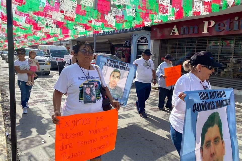 La jornada de protestas contempla visitas de colectivos a Güémez y Ciudad Victoria, donde se encuentran fosas comunes, para solicitar que las abran.