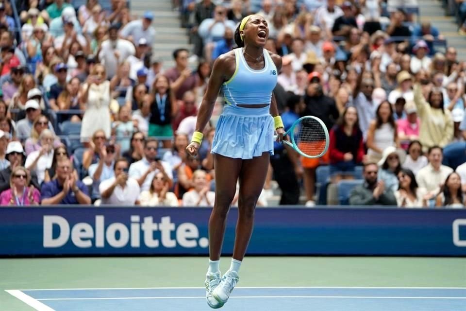 Coco Gauff se llevó el triunfo.