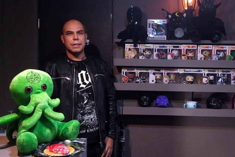 Rubén Darío Vázquez, fundador de la cafetería Lovecraft.