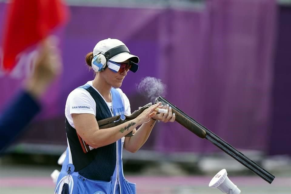 Alessandra Perilli le dio a San Marino su primera medalla olímpica.