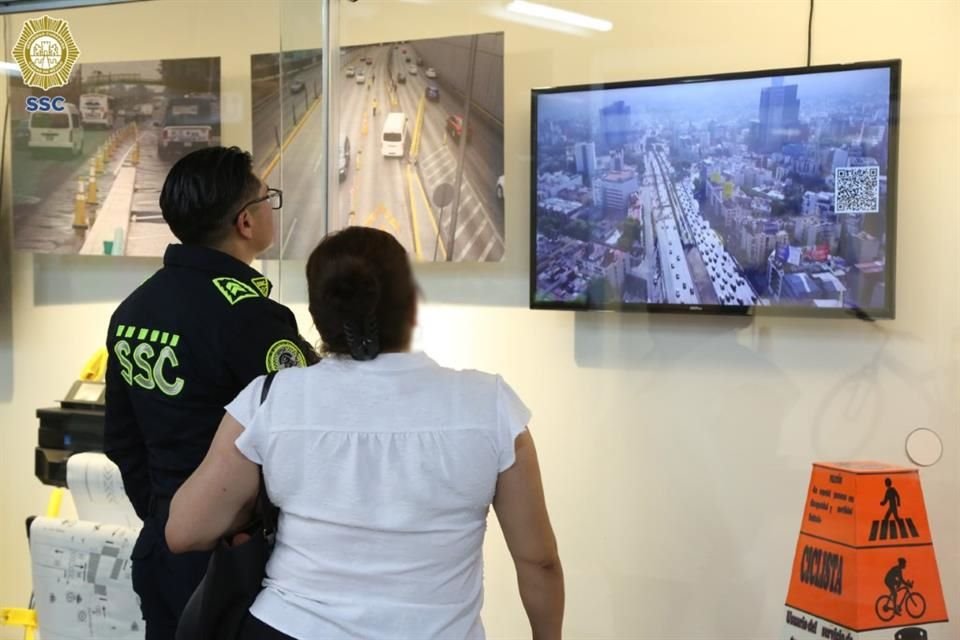 Usuarios del Metro podrán observar la exposición de Policía de Tránsito en Pino Suárez.