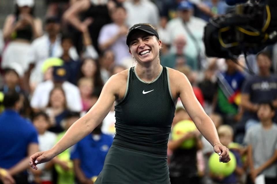 Paula Badosa está feliz con su buen paso en el US Open.