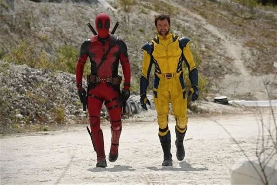 La película 'Deadpool & Wolverine' se quedó en el primer lugar de la taquilla de EU; consiguió su sexta cima del verano.