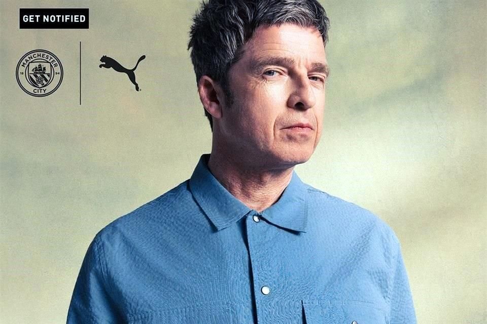 En medio de la euforia por el regreso de Oasis, Noel Gallagher diseñó una línea de ropa exclusiva para el equipo de futbol Manchester City FC.