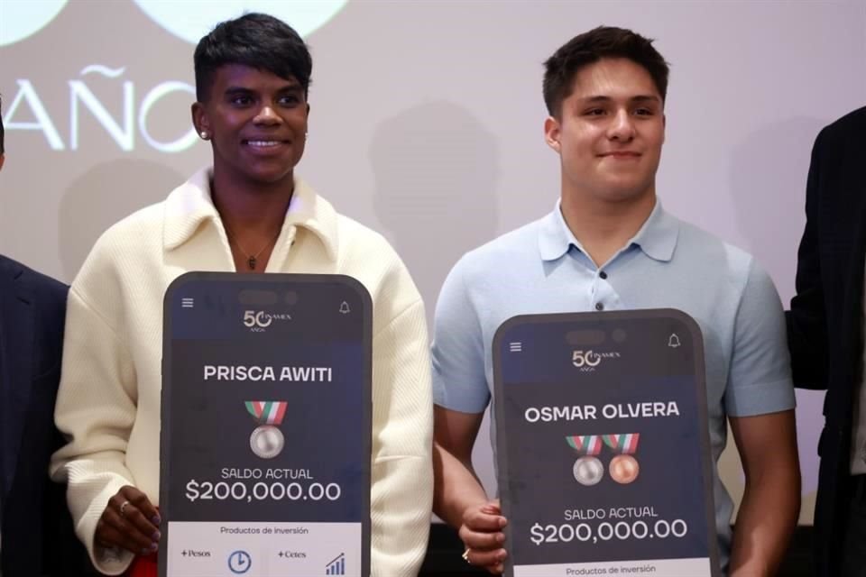 Osmar Olvera, junto con la judoca mexicana Prisca Awiti recibieron un incentivo económico por sus éxitos en París 2024 por parte de Finamex.