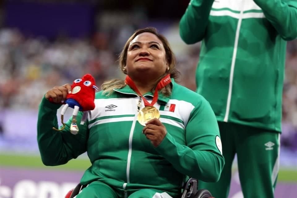 Gloria Zarza le dio la primera medalla de Oro a México en los Juegos Paralímpicos de París 2024.