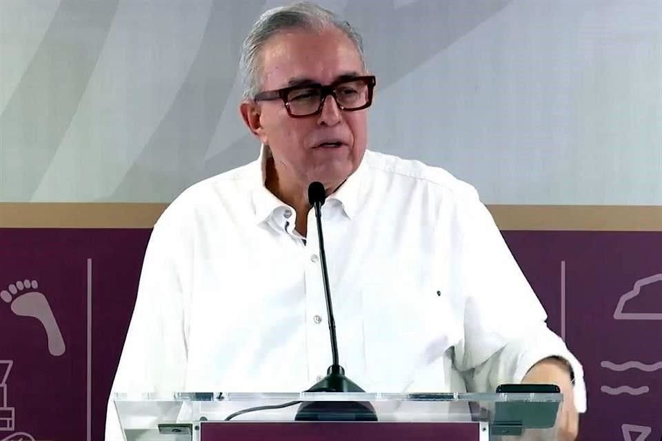 El Gobernador de Sinaloa, Rubén Rocha, dijo que acudirá a declarar a la FGR cuando sea citado.