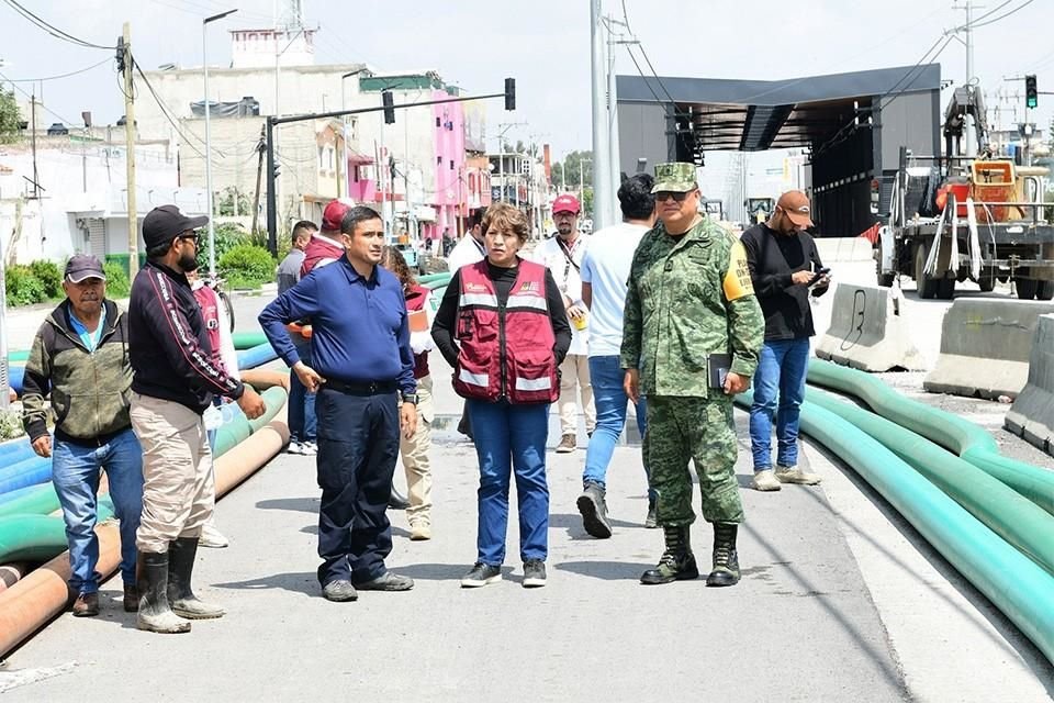 Anuncia Delfina Gómez entrega de enseres en Chalco