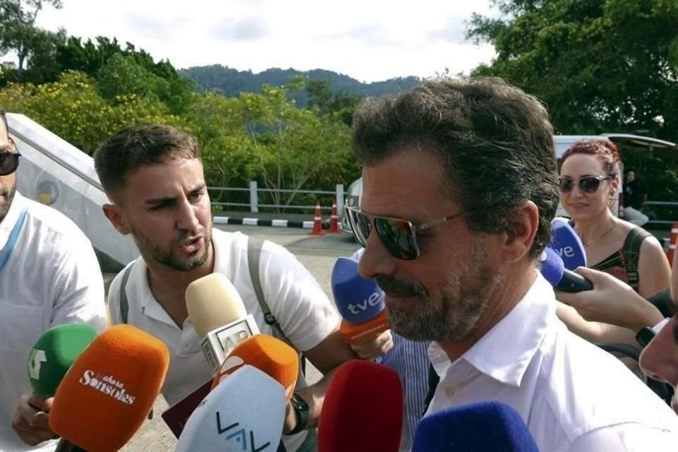 Poco después de conocer el destino de su hijo, Rodolfo Sancho (en foto, der.) visitó a Daniel en la prisión.