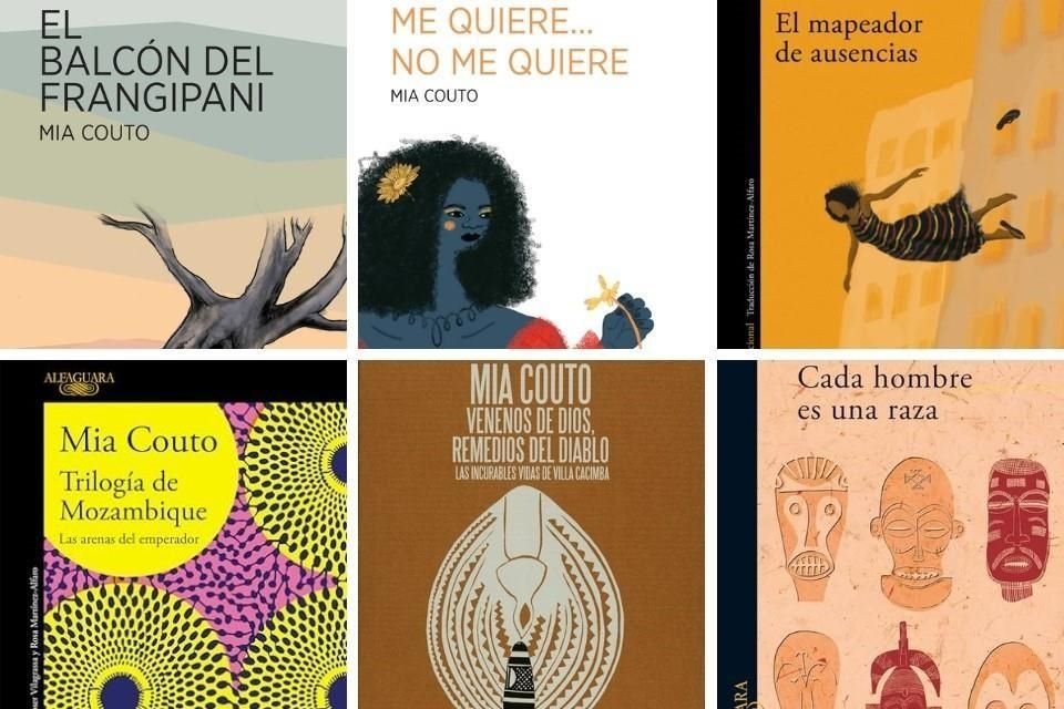 La bibliografía de Mia Couto se conforma por novela, cuento y crónica, géneros en los que ha publicado más de 30 libros. En español están disponibles los títulos sobre estas líneas.