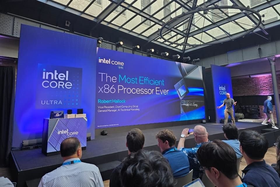 Intel presumió que Lunar Lake, nombre clave de la serie, gasta un 50 por ciento menos energía respecto a la generación anterior.