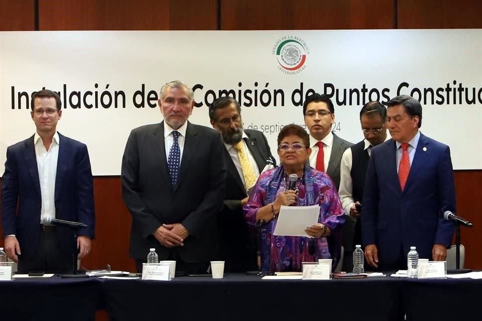 La senadora Ernestina Godoy presidirá la Comisión de Puntos Constitucionales, órgano que encaminará la discusión de la reforma al Poder Judicial.