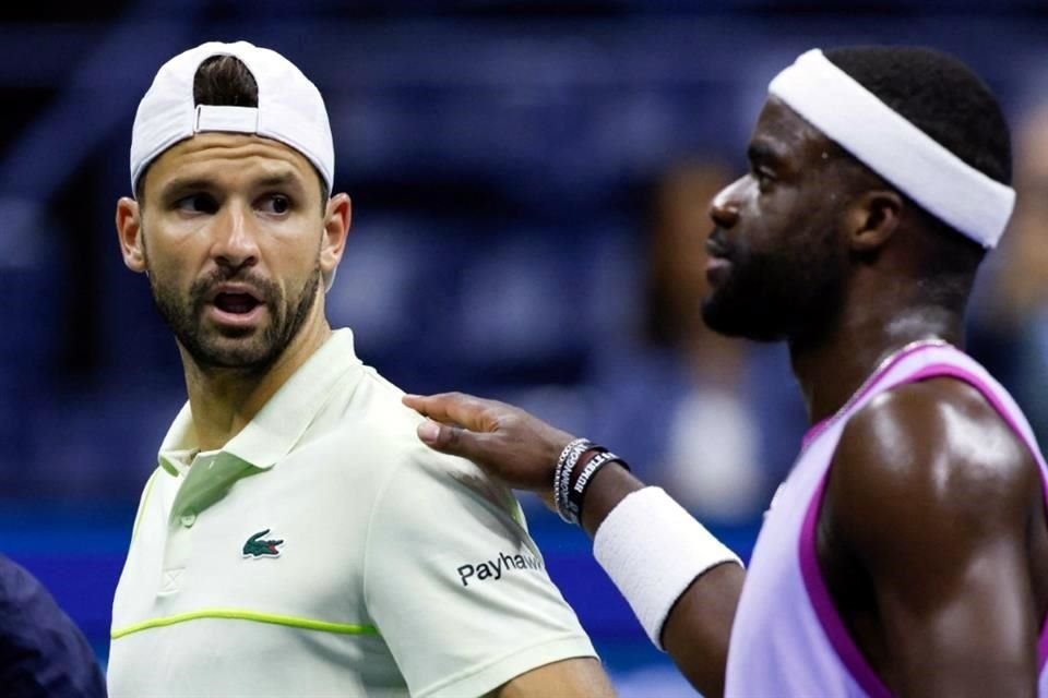 Tiafoe lamentó la lesión de Grigor Dimitrov.