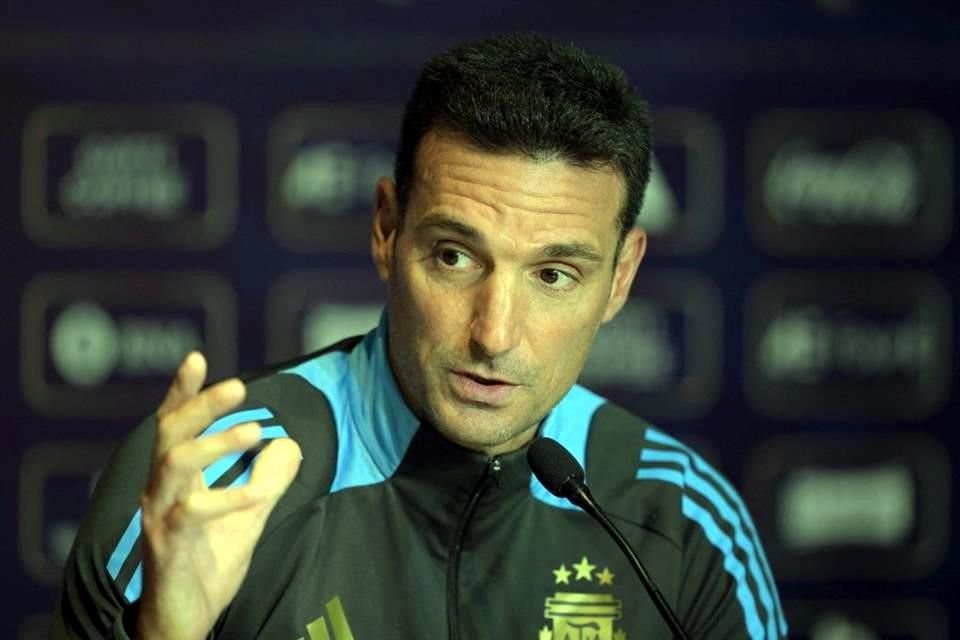 Lionel Scaloni mencionó que tras haber hablado con Lionel Messi, resultaría prematuro ponerlo en la lista.