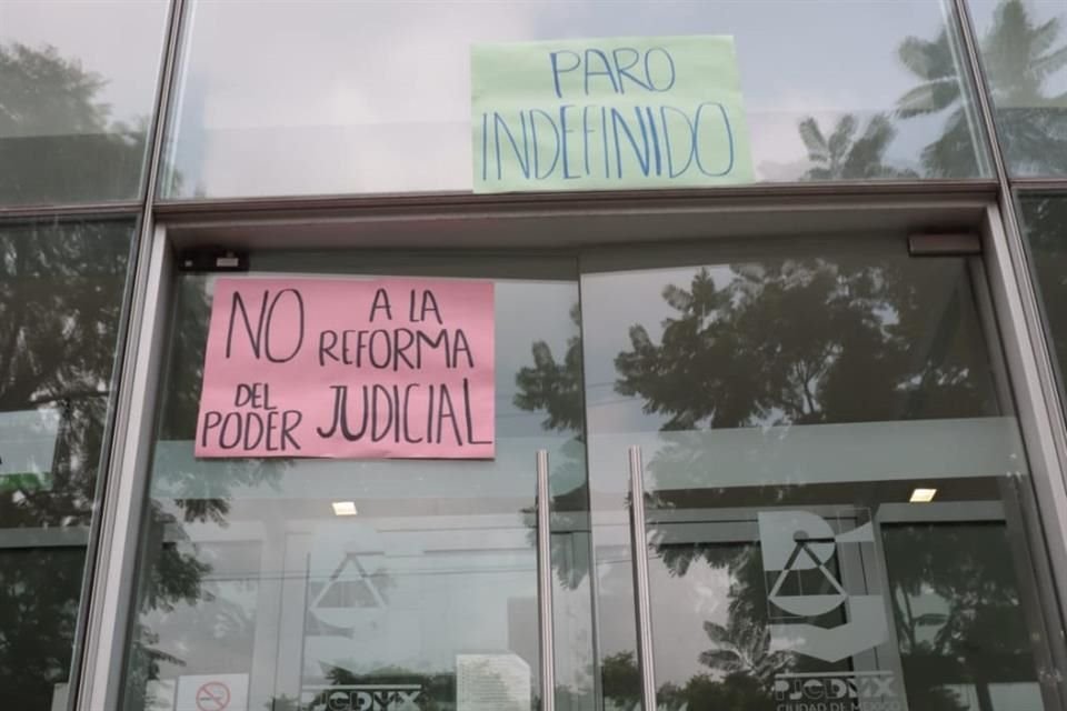 Los juzgados civiles, salas familiares, Unidades de Gestión Judicial en Dr. Lavista, salas penales de los reclusorios Norte, Oriente y Sur, juzgados en Patriotismo se mantienen cerradas.