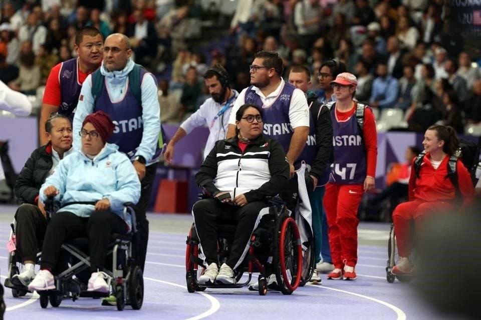 La atleta tricolor subió al podio Paralímpico.