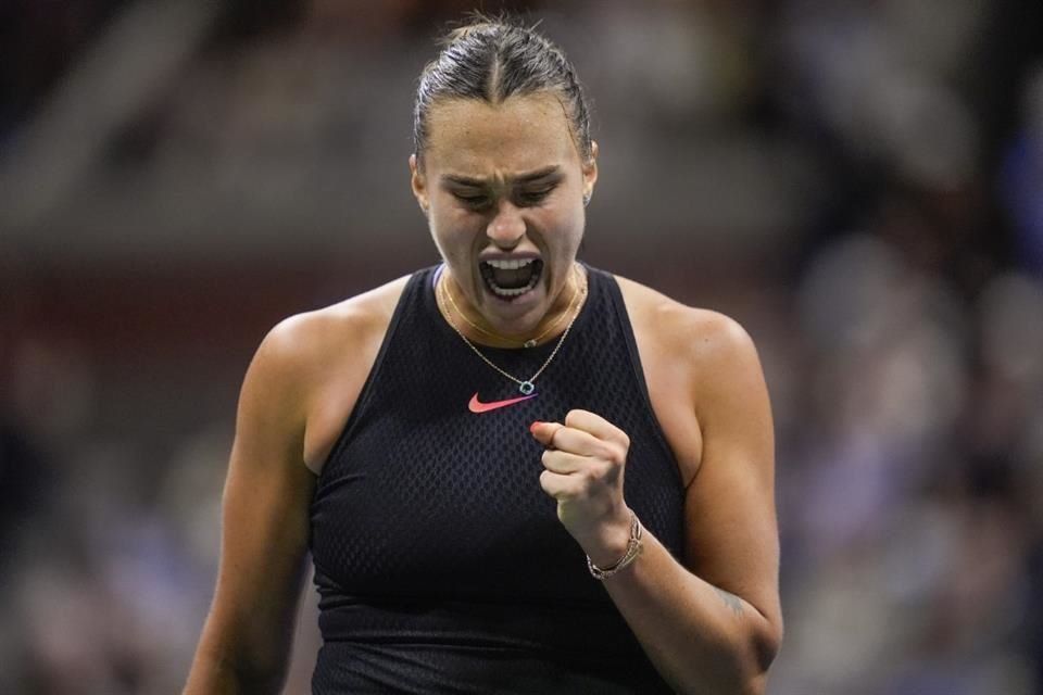 Aryna Sabalenka se instaló en la Final del Abierto de Estados Unidos tras vencer a la local Emma Navarro por 6-3 y 7-6 (2).