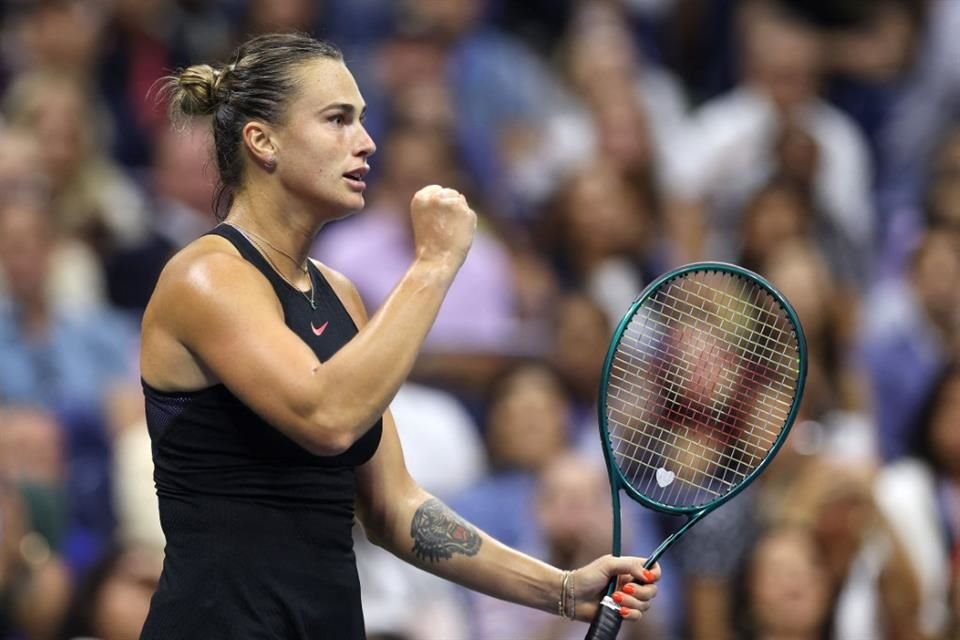 Aryna Sabalenka se instaló en la Final del Abierto de Estados Unidos tras vencer a la local Emma Navarro por 6-3 y 7-6 (2).