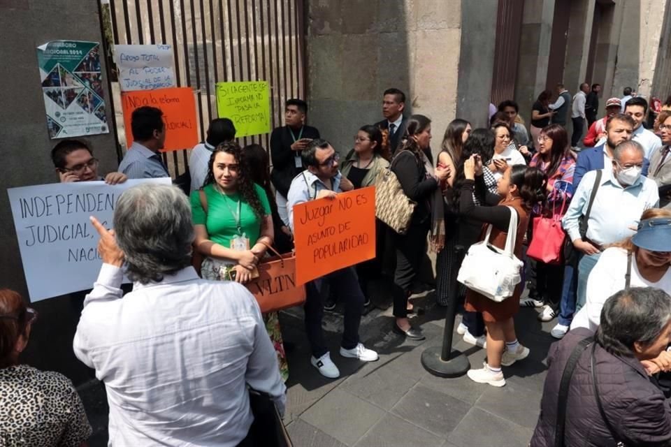 Trabajadores del Poder Judicial local suman dos días de paro de labores en protesta por la reforma judicial.