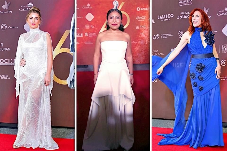 Ludwika Paleta, Yalitza Aparicio y Mónica Huarte, entre muchas otras celebridades, brillaron en la alfombra roja de la 66 entrega del Premio Ariel, celebrada en el Teatro Degollado, de Guadalajara.