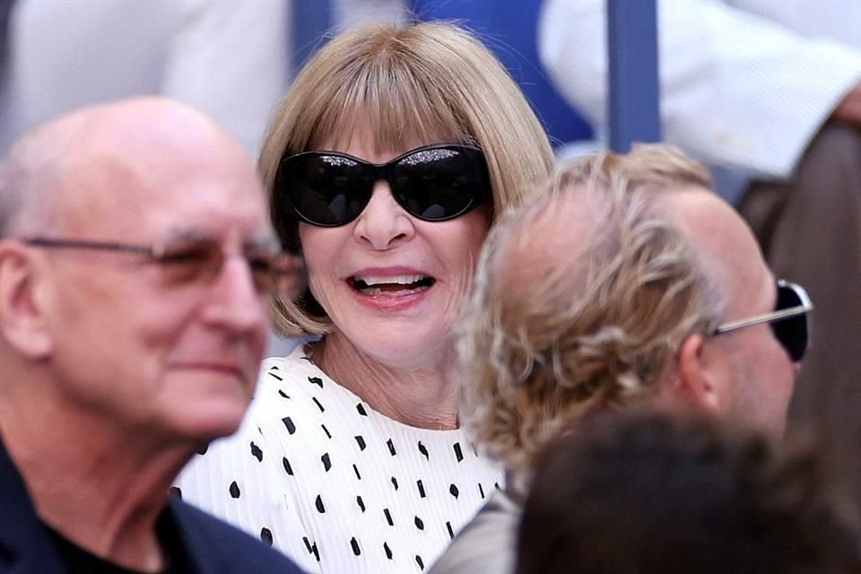 La editora Anna Wintour casi nunca se pierde el US Open.