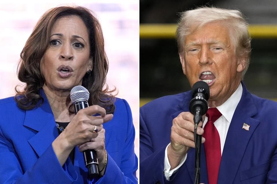 Una nueva encuesta de The New York Times y el Siena College pone en empate a Donald Trump y Kamala Harris por la Presidencia de EU.