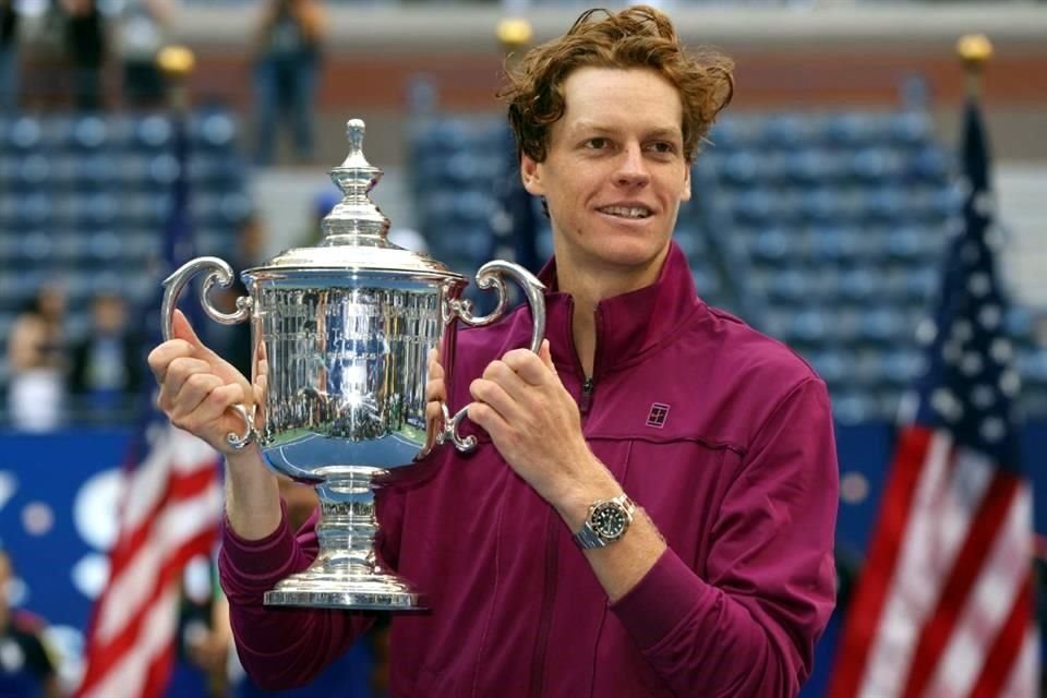 Jannik Sinner es el segundo campeón del US Open nacido en el 2000, el primero fue Carlos Alcaraz.