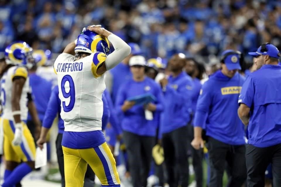 Matthew Stafford falló en la penúltima serie ofensiva del partido y los Rams no lograron puntos, y al final eso pesó demasiado.