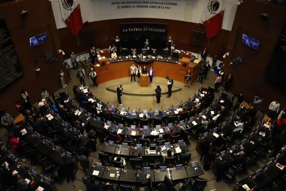 Primera lectura del dictamen de la reforma al Poder Judicial en el Senado de la República.